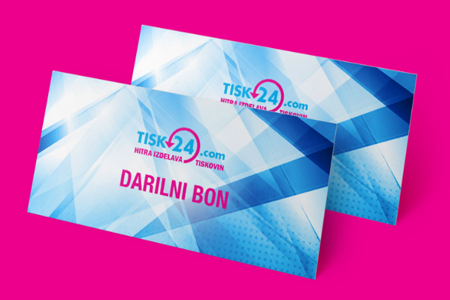 Tisk darilni boni